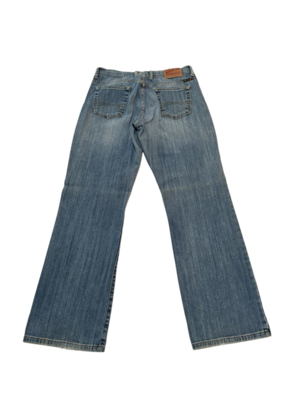Lucky Brand Distressed Jeans Easy Rider Womens Size 10 / 30 X 33 Blue Bootcut - Picture 3 of 16